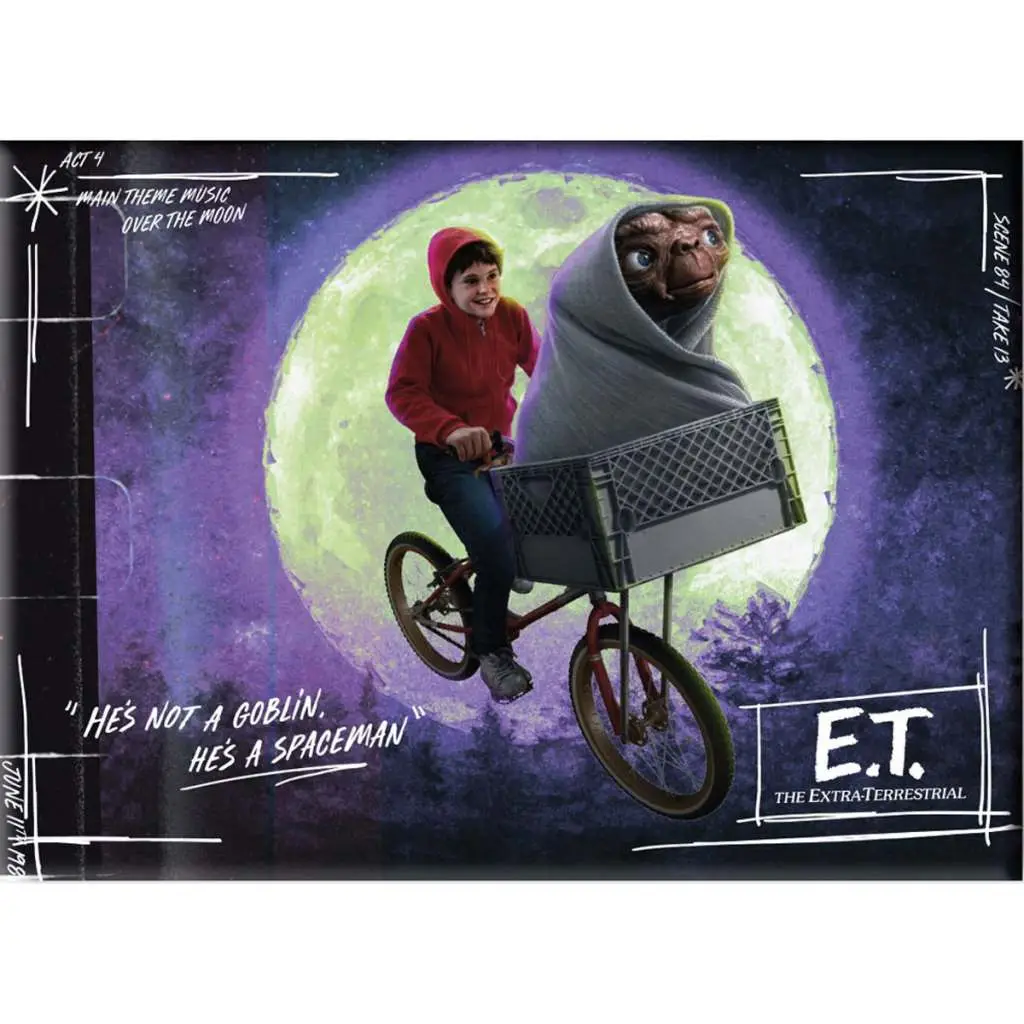 Figurine et bike flat magnet